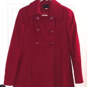 Via Victoria Secret Ruby Red Winter Coat